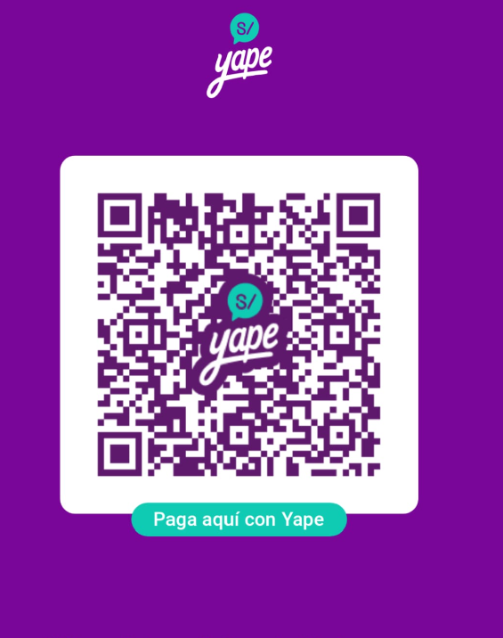 Código QR Oficial Yape Gangaza.pe